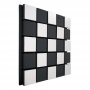 Акустична панель Ecosound Tetras Acoustic Wood White 50x50см 73мм колір білий 