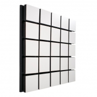 Акустична панель Ecosound Tetras Wood White 50x50см 73мм колір білий 
