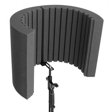 Купить акустический экран для микрофона ecosound ecos shiled 53х40см 80мм цвет черный графит по низкой цене