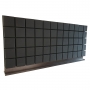 Настольная акустическая ширма для офисных столов Ecosound Tetras screen 1200 х 600 Черный Графит