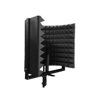 Купить акустический экран для микрофона ecosound l 50х50 см цвет черный по низкой цене