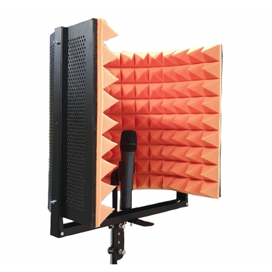 Купить акустический экран для микрофона ecosound l 50х50 см цвет оранжевый по низкой цене