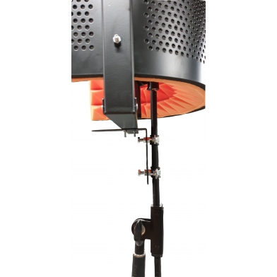 Купить акустичний екран для мікрофона ecosound l 50х50 см колір помаранчевий  по низкой цене