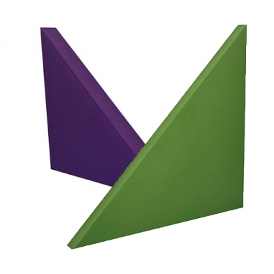 Купить акустическая плита треугольник ecosound lilac 500х500х30мм цвет сиреневый по низкой цене
