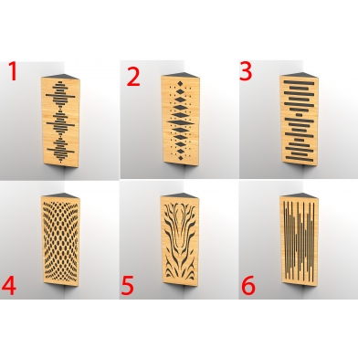 Купить бас ловушка ecosound bass trap mini lotus wood 500x200x100 цвет в ассортименте по низкой цене