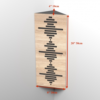 Купить комплект басовая ловушка ecosound diamond spine bass trap mini wood 500x200x100 3 шт + куб цвет в ассортименте по низкой цене