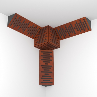 Купить комплект басовая ловушка ecosound ecowave bass trap mini wood 500x200x100 3 шт + куб цвет в ассортименте по низкой цене