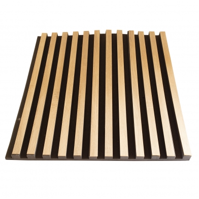 Купить акустическая панель ecosound comb wood sonoma 100x100см 53мм цвет светлый дуб по низкой цене