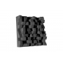 Акустический диффузор-рассеиватель Ecosound EcoDIFF Black 150мм,50х50 см цвет черный