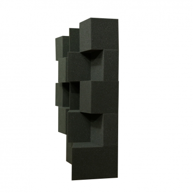 Купить акустический диффузор-рассеиватель ecosound ecodiff foam picasso 150мм, 50х50 см цвет черный по низкой цене