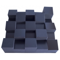 Акустический диффузор-рассеиватель Ecosound EcoDIFF foam black 150мм,50х50 см цвет черный