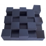 Акустичний дифузор-розсіювач Ecosound EcoDIFF foam black 150мм, 50х50 см колір чорний 