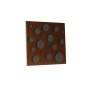 Акустична панель Ecosound EcoBubble brown 50х50 см 73мм колір коричневий 