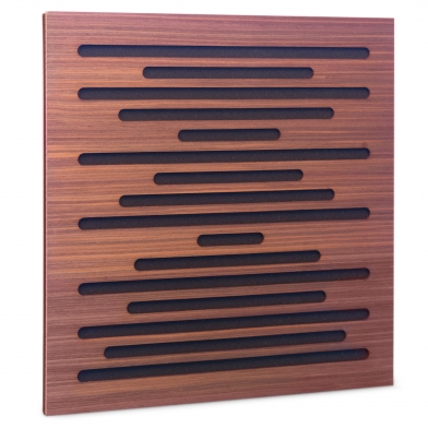 Купить акустическая панель ecosound ecowave rosewood 50x50см 33мм цвет коричневый по низкой цене