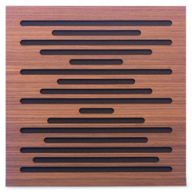 Купить акустическая панель ecosound ecowave rosewood 50x50см 53мм цвет коричневый по низкой цене
