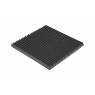 Панель з акустичного поролону Ecosound VOLNA M 40мм, 50х50см колір чорний графіт 