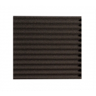 Панель из акустического поролона Ecosound VOLNA-S 30 мм, 50х50см цвет черный графит