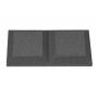 Купить панель з акустичного поролону ecosound duos 50мм, 25х50см колір чорний графіт  по низкой цене