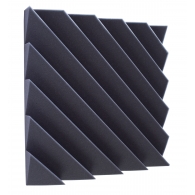 Акустична панель Ecosound Acoustic Wave 70мм, 50х50см колір чорний графіт 