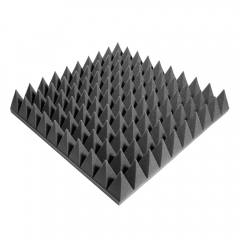 Панель из акустического поролона Ecosound пирамида 90мм Mini, 0,5х0,5м черный графит