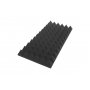 Панель из акустического поролона Ecosound пирамида XL 120мм. 1,2мх0,6м Цвет черный графит
