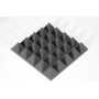 Купить панель з акустичного поролону ecosound піраміда 120мм mini, 0,5х0,5м чорний графіт  по низкой цене