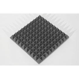 Панель из акустического поролона Ecosound пирамида 70мм Mini, 0,5х0,5м черный графит