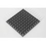 Купить панель з акустичного поролону ecosound піраміда 70мм mini, 0,5х0,5м чорний графіт  по низкой цене