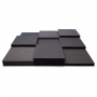 Панель з акустичного поролону Ecosound Pattern Black 60мм, 60х60см колір чорний 