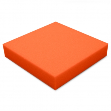 Купить панель з акустичного поролону ecosound pattern orange 60мм, 60х60см колір помаранчевий  по низкой цене