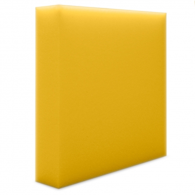 Купить панель з акустичного поролону ecosound pattern yellow 60мм, 60х60см колір жовтий  по низкой цене