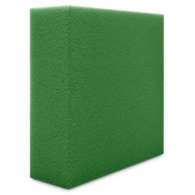 Купить панель з акустичного поролону ecosound pattern green 60мм, 60х60см колір зелений  по низкой цене