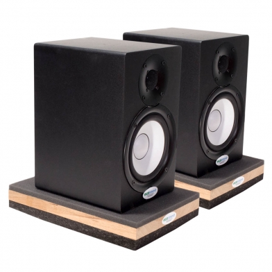 Купить подставки под акустические мониторы или сабвуффер ecosound acoustic stand pro. 53 мм 30х20 см  цвет черный графит по низкой цене