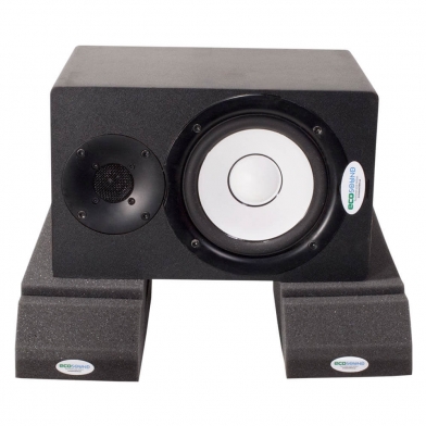 Купить підставки під акустичні монітори ecosound acoustic stand (4 шт) 70 мм 30х10 см колір чорний графіт  по низкой цене