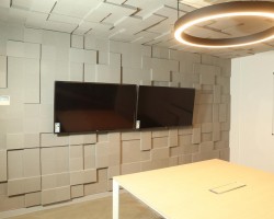 Шумоизоляция офисных помещений акустическими панелями