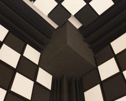Шумоизоляция спортивного зала акустическими панелями Tetras
