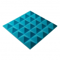 Панель з акустичного поролону піраміда Ecosound Pyramid Gain Blue 50 мм.45х45см колір синій 