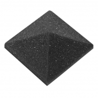 Акустичний поролон Ecosound піраміда 30мм Micro, 5х5см Колір чорний графіт 