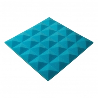 Панель из акустического поролона пирамида Ecosound Pyramid Gain Blue 30 мм.45х45см цвет синий