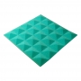 Купить панель з акустичного поролону піраміда ecosound pyramid gain green 30 мм.45х45см колір зелений  по низкой цене