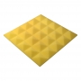 Купить панель з акустичного поролону піраміда ecosound pyramid gain yellow 30 мм.45х45см колір жовтий  по низкой цене
