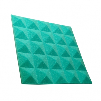 Купить панель из акустического поролона пирамида ecosound pyramid gain green 30 мм.45х45см цвет зелёный по низкой цене
