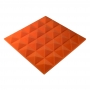 Купить панель з акустичного поролону піраміда ecosound pyramid gain orange 30 мм.45х45см колір помаранчевий  по низкой цене