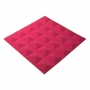 Панель з акустичного поролону піраміда Ecosound Pyramid Gain Rose 30 мм.45х45см колір рожевий 