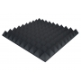 Акустичний поролон Ecosound піраміда XL 100мм 1мх1м Колір чорний графіт 