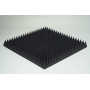 Купить акустический поролон ecosound пирамида 120мм 1мх1м цвет черный графит по низкой цене