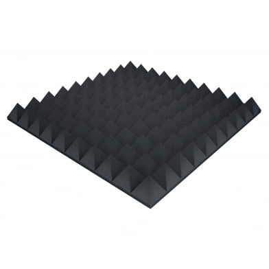 Ecosound.kiev.ua - Акустический поролон Ecosound пирамида XL 100мм. 1мх1м Цвет черный графит
