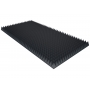 Купить акустичний поролон ecosound піраміда 40мм 2мх1м колір чорний графіт  по низкой цене