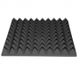 Акустичний поролон Ecosound піраміда 40мм 50смх50см Колір чорний графіт 