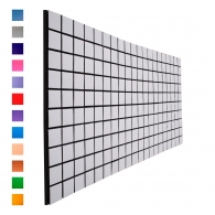 Акустична панель Ecosound Tetras Felt Grey 100x200см 30мм колір сірий